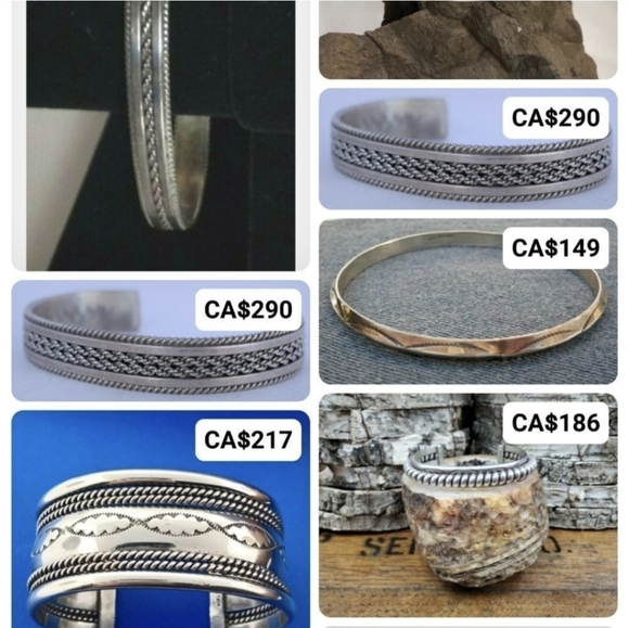 Antique Navajo silver cuff bracelet - Picture 8 of 11